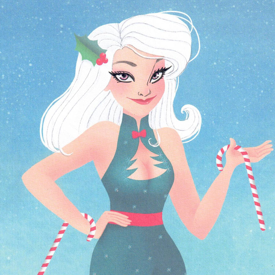 Tirage d'art A4 - Illustration de Marie Roumégoux | Gib - Winter girl