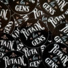 Sticker rond 5,7 cm Putain les gens